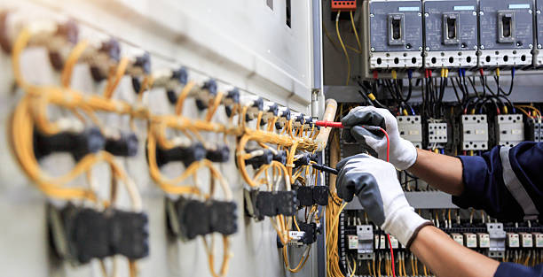 Professional Electrician technician working in Bressler, PA